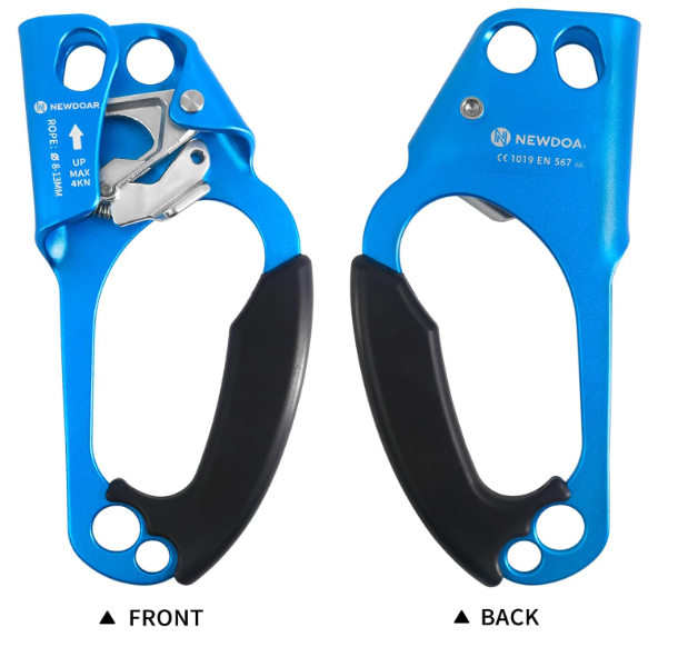 NewDoar UIAA & CE Certified Hand Ascender  8~13MM Rope